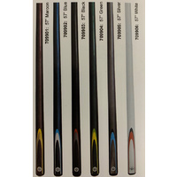 Formula 2 Pce Plain Coloured Composite Cue