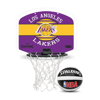 Spalding NBA Mini Backboard LA Lakers Set