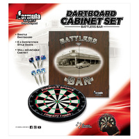 Formula Battlers Bar Dartboard Cabinet Combo