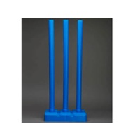 Kookaburra Plastic Stumps w Base - Blue