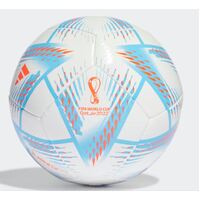 Adidas Al Rihla Club Soccer Ball White/Panton/Solred