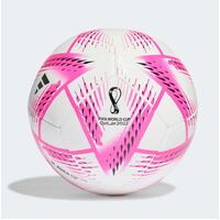 Adidas Al Rihla Club Soccer Ball - White/TeamShockPink/Black