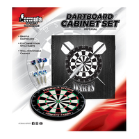 Formula Imperial Dartboard Cabinet Set