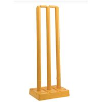 Gay Nicolls Yellow Plastic Stumps W Bails / Base