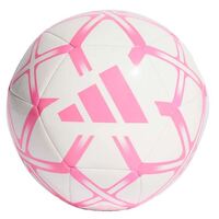 Adidas Starlancer Club Soccer Ball White/Pink - 2024