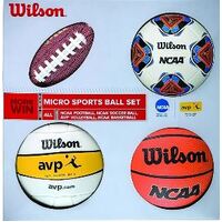 Wilson Micro Sports 4 Ball Set