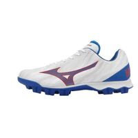 Mizuno Lightrevo White/Blue/Red Cleat