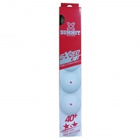 Summit 2 STAR RED DOT 40+ 6pk White Table Tennis Ball