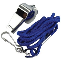 Madison Metal Whistle with lanyard