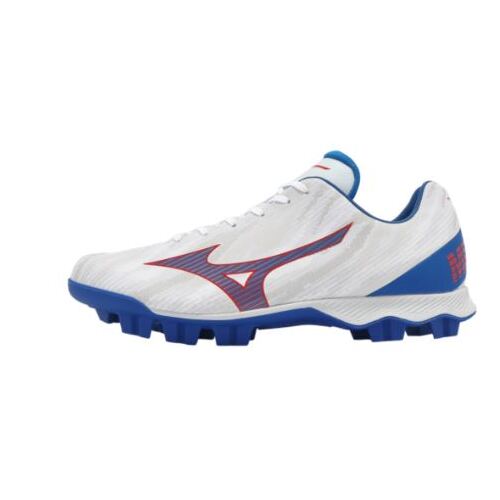 Mizuno Lightrevo White/Blue/Red Cleat